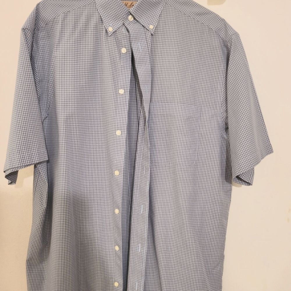 Gold Label RoundTree And Yorke Short Sleeve Button Up Shirt, Large/Tall